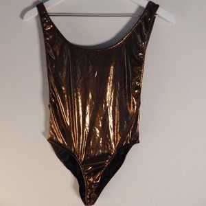 Bronze Metallic Bodysuit